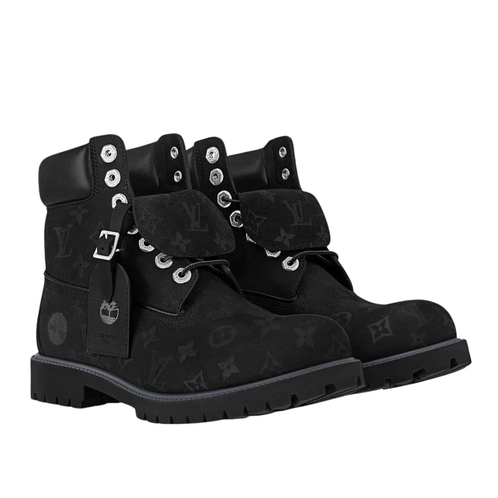 Louis Vuitton Timberland 6" Ankle Boot Black Monogram