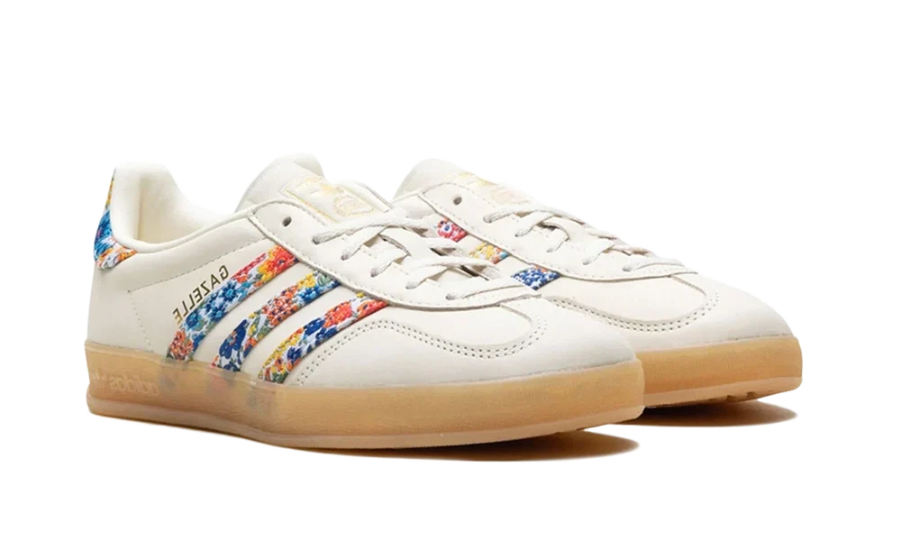 Adidas Gazelle Indoor Liberty London Floral Embroidery Stripes