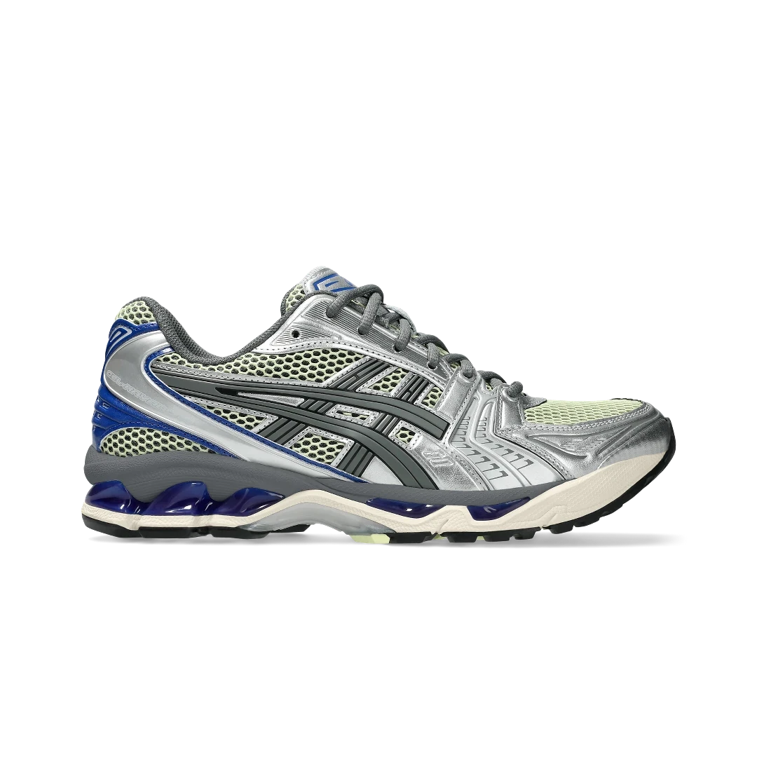 ASICS Gel-Kayano 14 Soft Yellow Asics Blue
