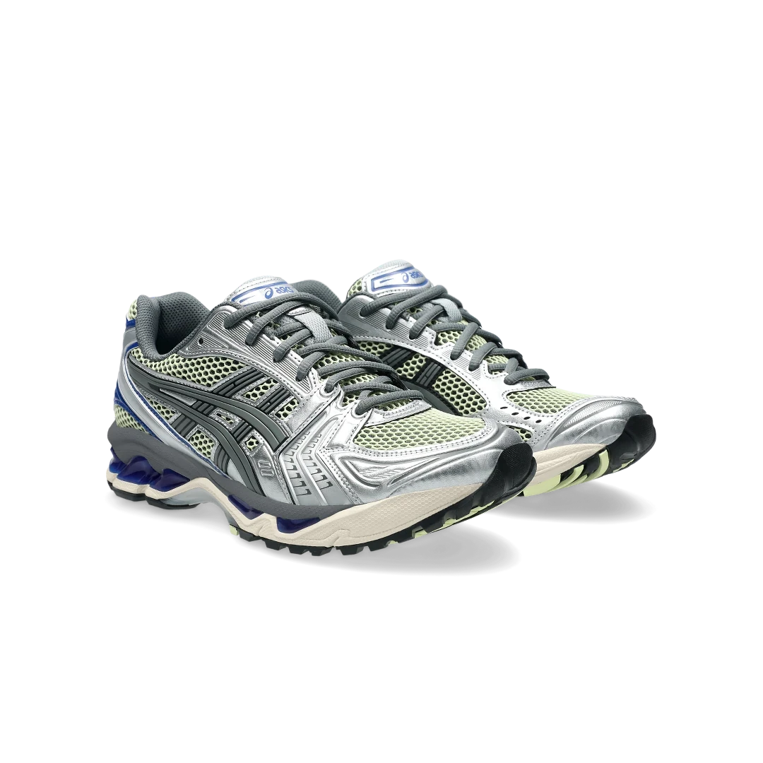 ASICS Gel-Kayano 14 Soft Yellow Asics Blue