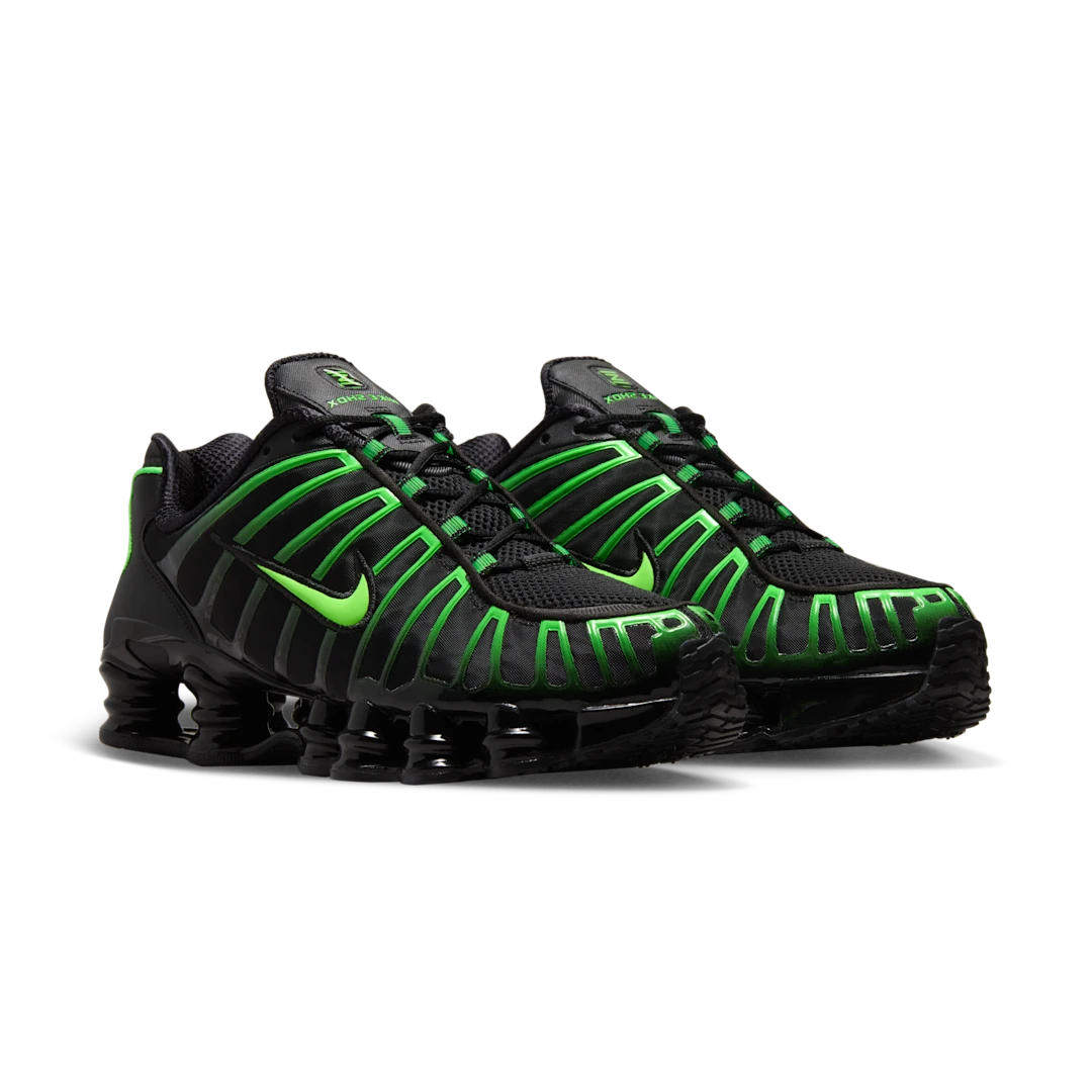 Nike Shox TL Black Green Strike