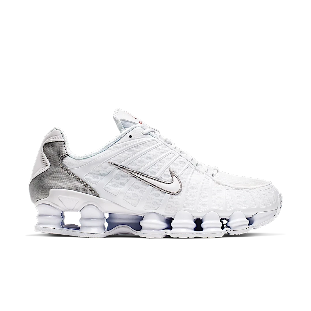 Nike Shox TL White Metallic Silver