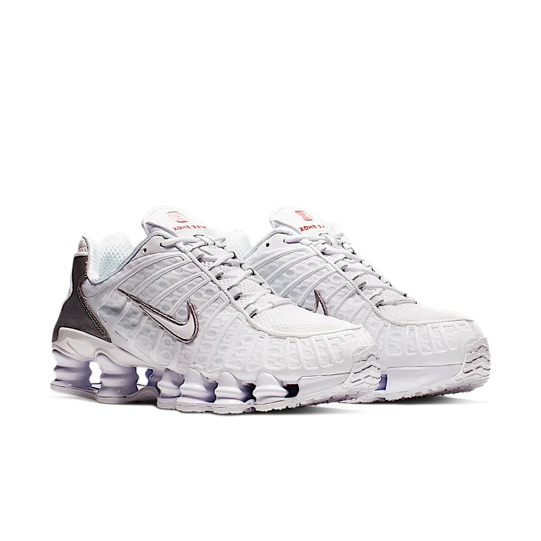Nike Shox TL White Metallic Silver