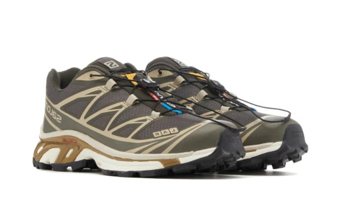 Salomon XT-6 Beluga Dull Gold