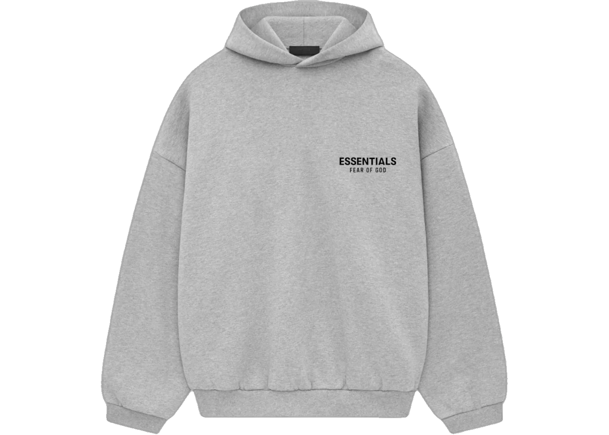 Fear of God Essentials Hoodie Light Heather Gray