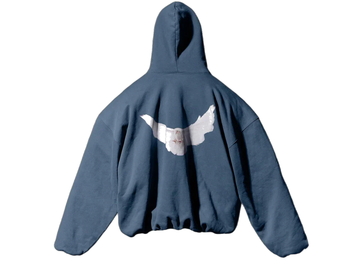 Yeezy Gap Engineered by Balenciaga Dove Hoodie Dark Blue