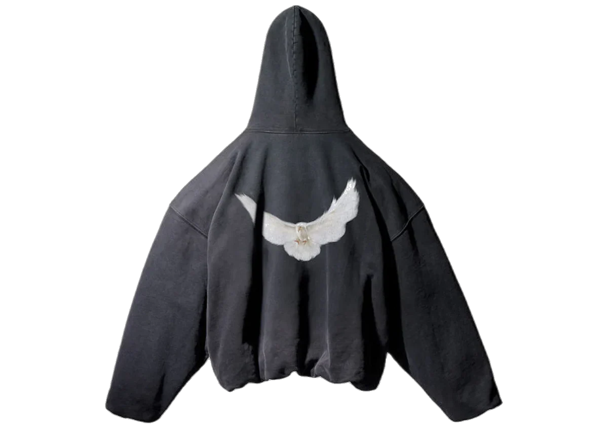 Yeezy Gap Engineered by Balenciaga Dove Hoodie Washed Black